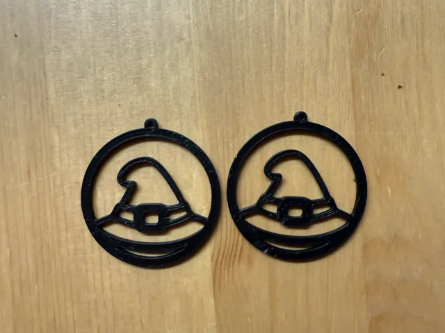 Witch Hat Earrings