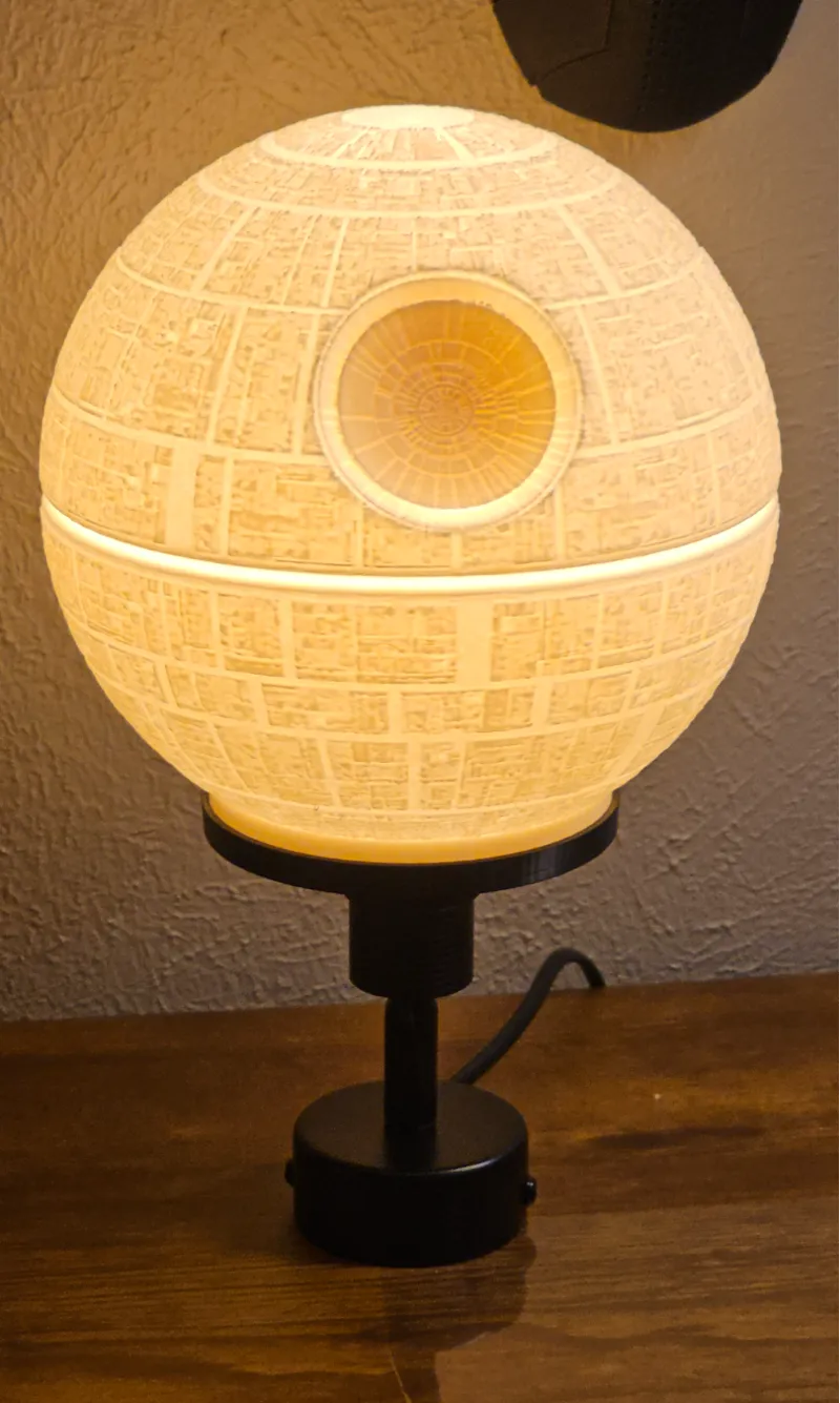 Death Star IKEA Fado light adapter for spotlight