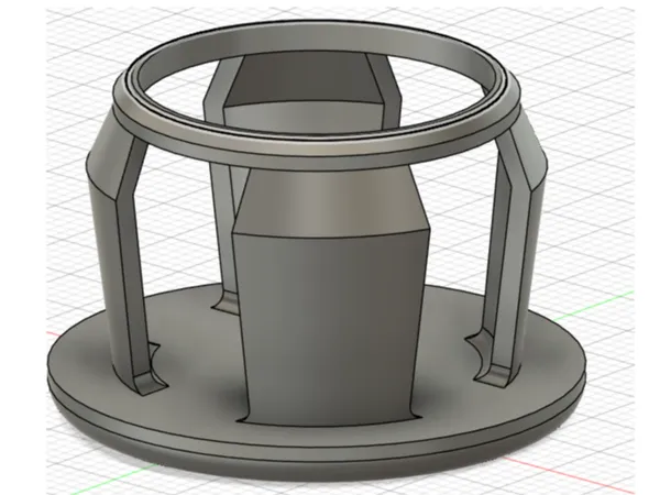 Cache clipsable pour trou de panneau automobile 25 mm