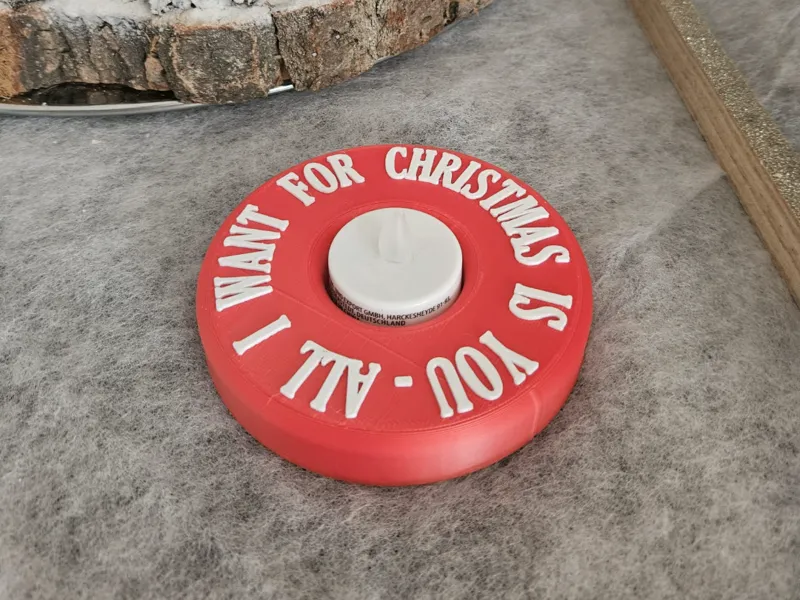 Teelichthalter - All i Want For Christmas is you