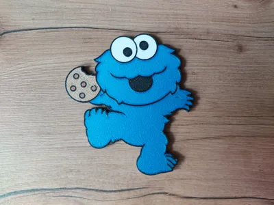 Cookie Monster Multicolour (Magnet)