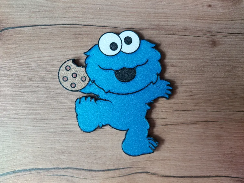 Cookie Monster Multicolour (Magnet)