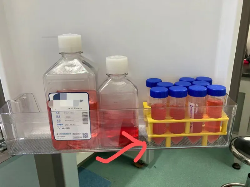 50ml Test tube racks on Refrigerator side door