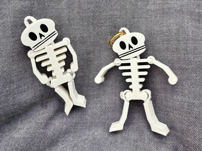 Halloween skeleton earring dangles