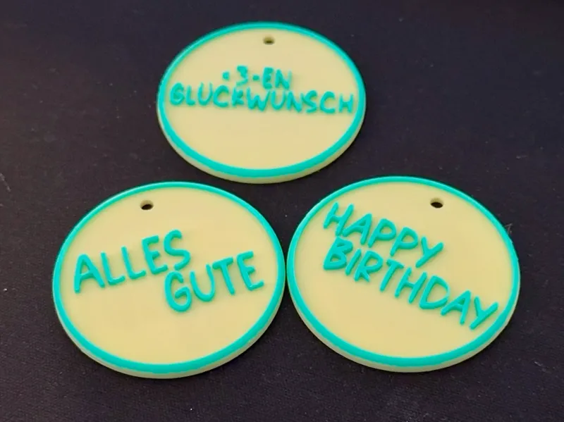 Geschenkanhänger Sammlung Glückwünsche