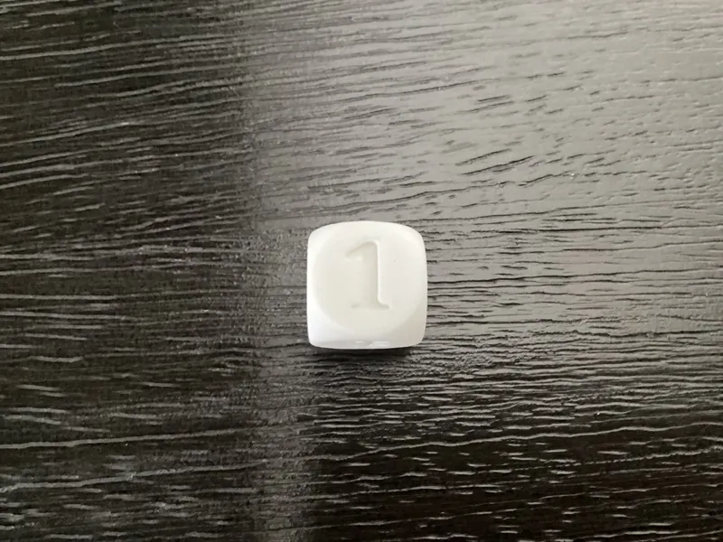 Numbered dice