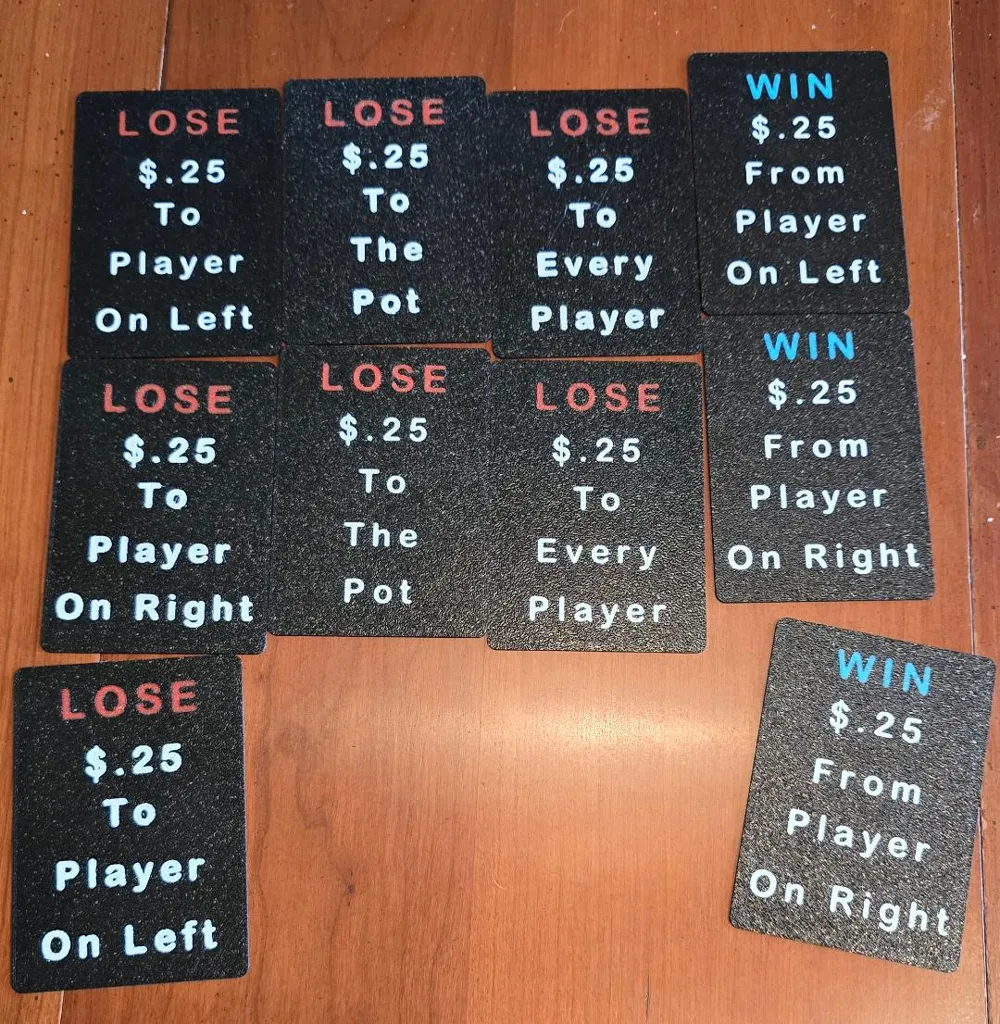 Win Lose Card Game - Free 3D Print Model - MakerWorld