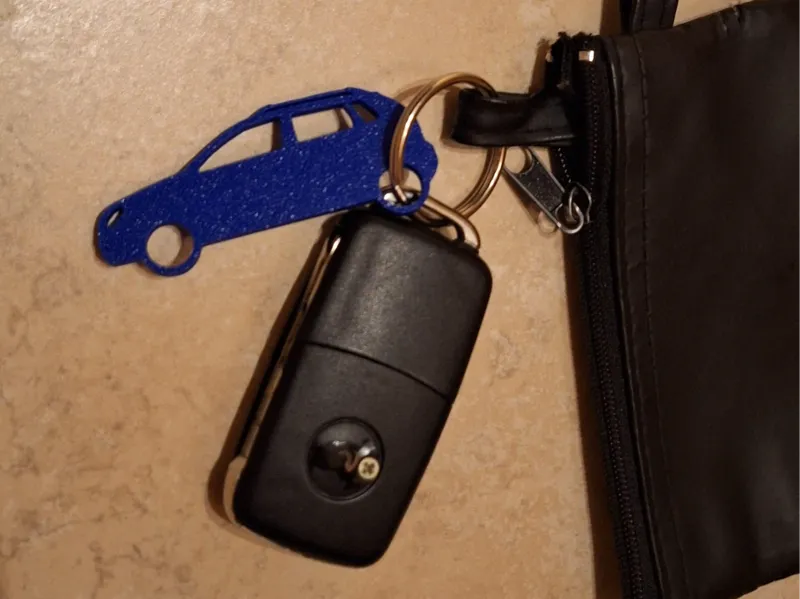 VW Cross Polo Keychain