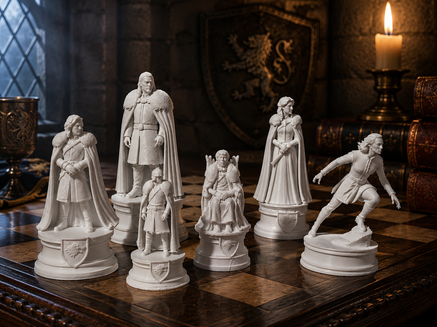 House Stark Chess Set – Game of Thrones Edition