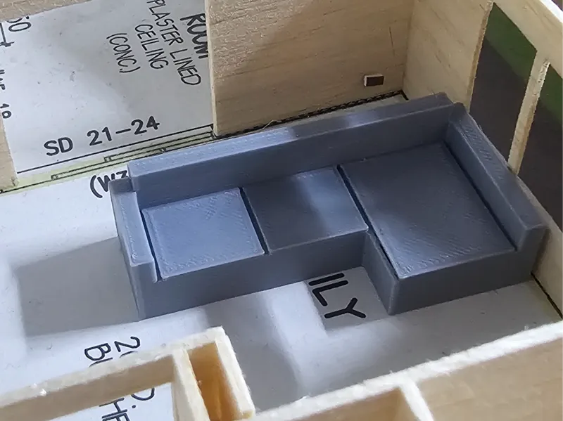 1:100 Scale Model Furniture