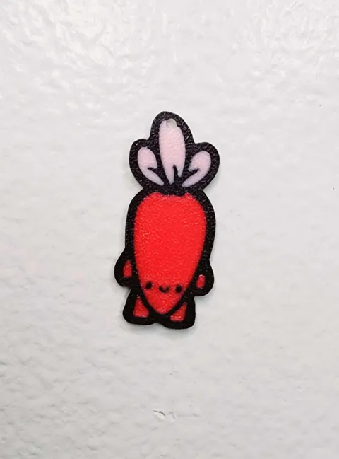 Cartoon Carrot Earrings view 2