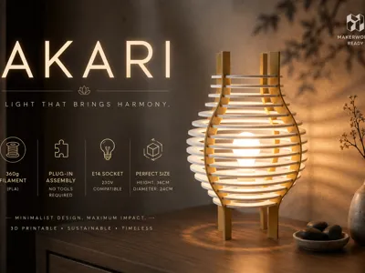 AKARI-Japandi Lamp E14
