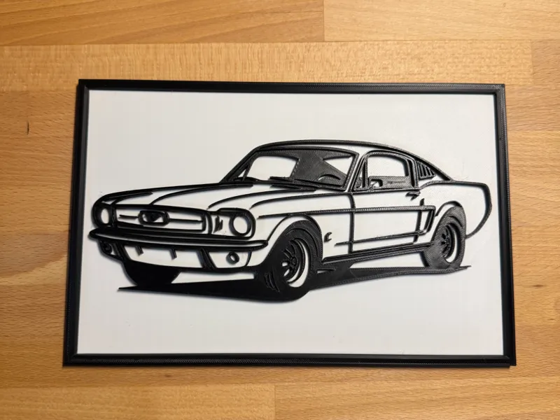 SimpleArt Mustang
