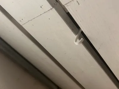Hook for Christmas lights (for overhang)