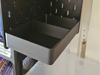 Skadis corner organizer