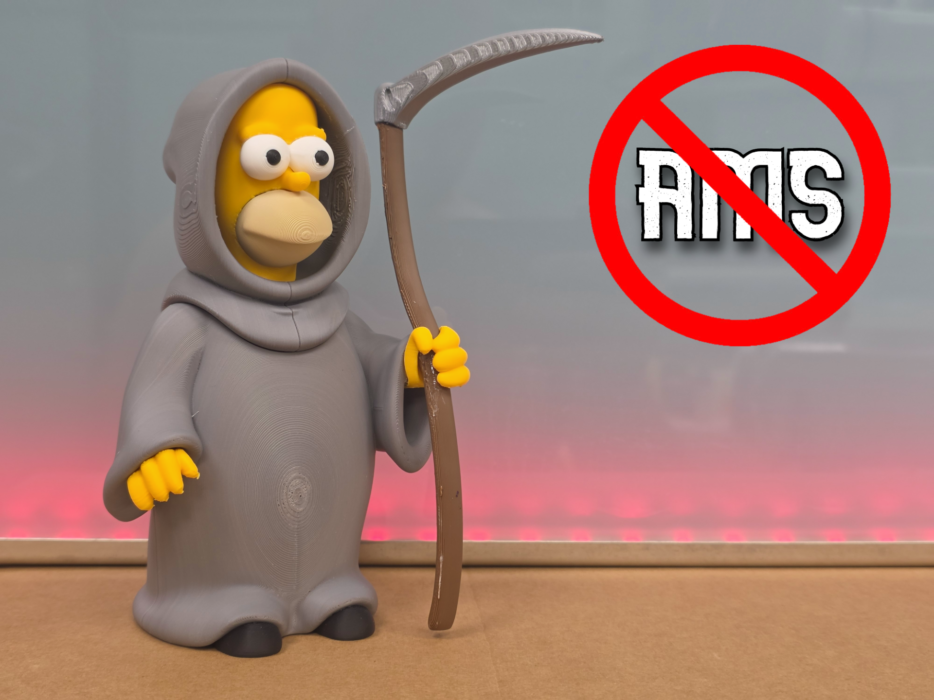 Halloween Grim Reaper Homer / NO AMS - 1