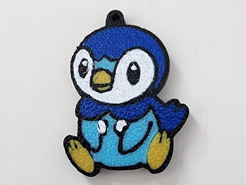 Piplup pokemon keychain