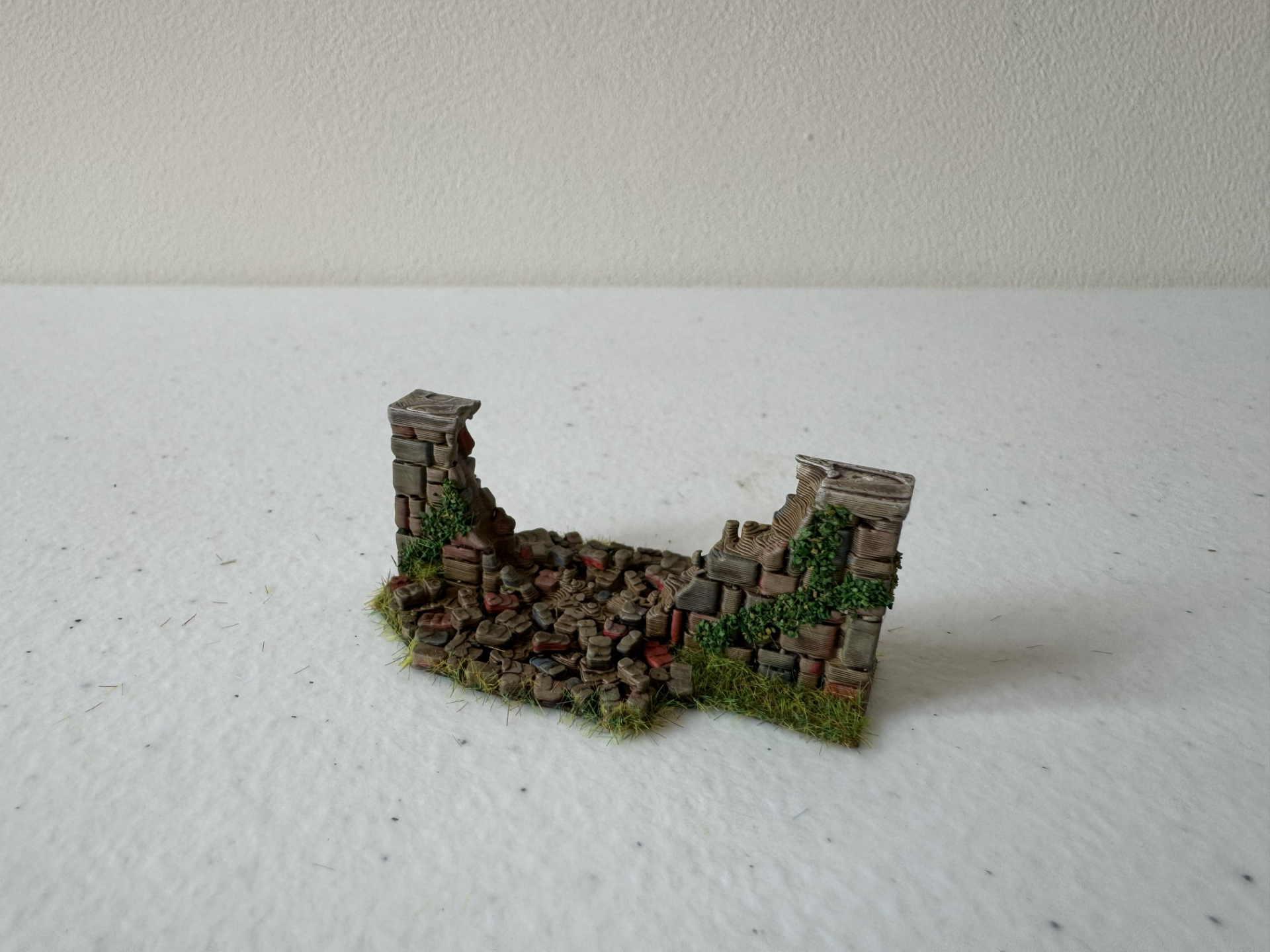 2 Inch Ruined Straight Wall