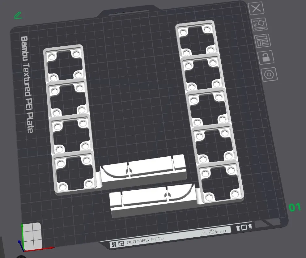 AMS 2 PRO - Gridfinity baseplate - Free 3D Print Model - MakerWorld