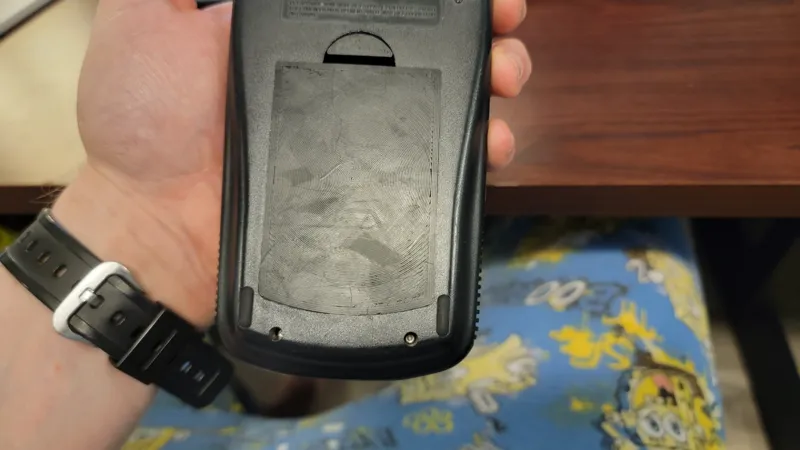 TI-83 Plus Graphic Calculator Replacement Battery Cover Door