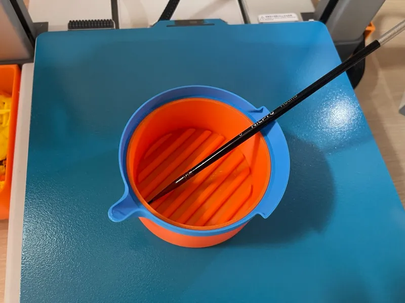 clean the brush