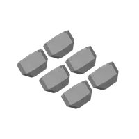 Boîte cadeau morceau de charbon (low poly) — photo 3