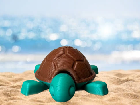 Flexi-Schildkröte – Kleine Figur für Deko & Spiel