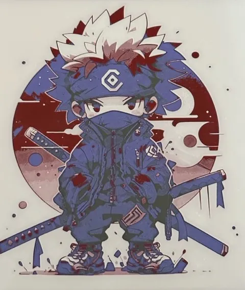 Kawaii Style Ninja (Hueforge)