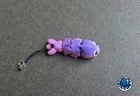 2 keychain flexi shrimp