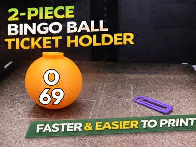 Bingo Ball Ticket Holder 2.0 for Non AMS Users