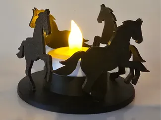 Horse tealight holder