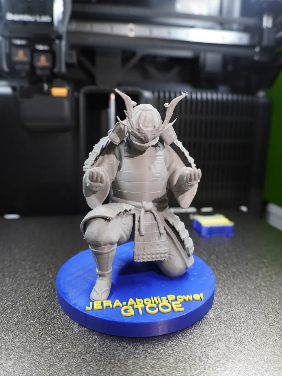 Samurai Pen Holder with Base & Customizable Text view 2