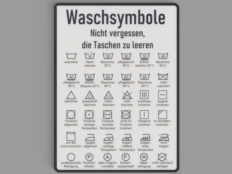 Waschsymbole