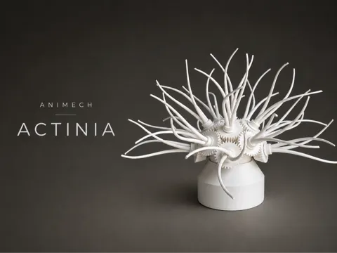 Modelo para impresión 3D: ANIMECH Actinia - Kinetic Gear Anemone — referencia de MakerWorld
