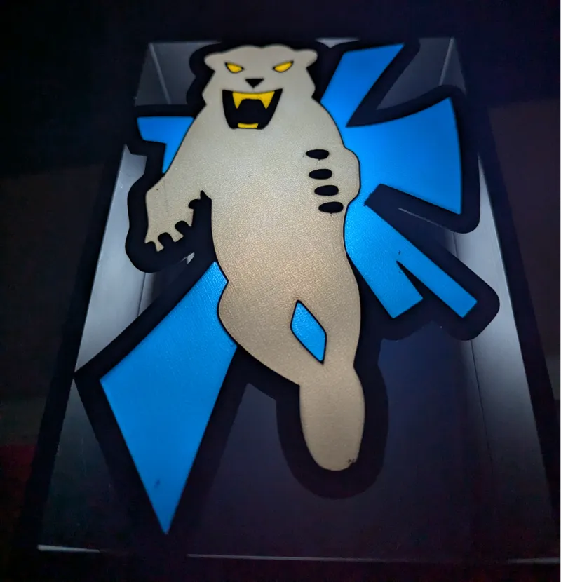Smoke Jaguar Lightbox