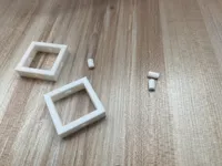 0.2mm layer, 2 walls, 15% infill Supports enabled