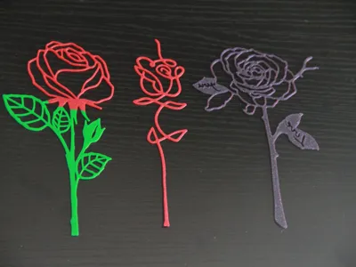 Rose Valentine Bookmark Decoration Ornament
