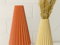 Vase moderne minimaliste pour pampas — photo 1