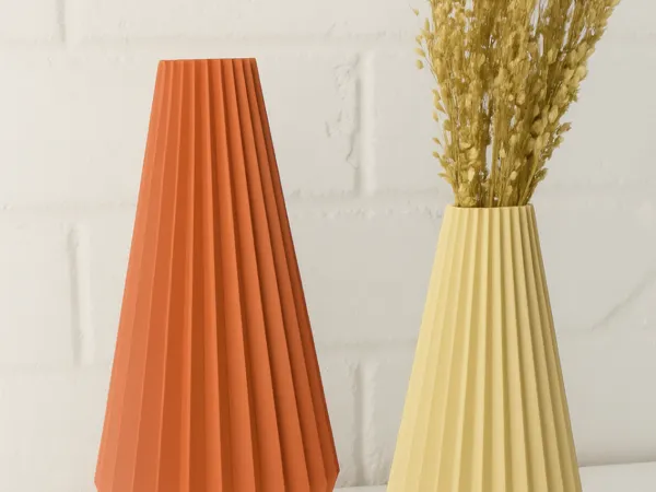 Vase moderne minimaliste pour pampas