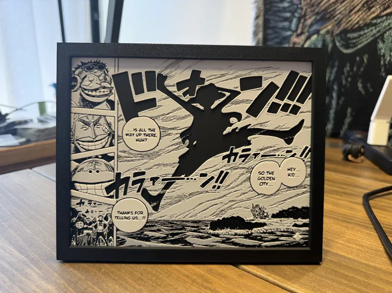 NO AMS - Skypiea Luffy - One Piece manga panel