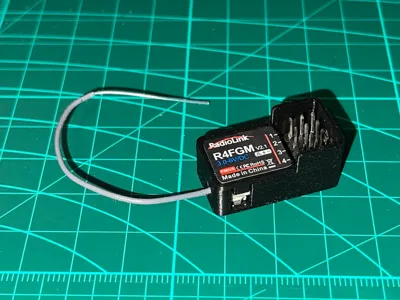 Slimline R4FGM Receiver hard case for RC cars