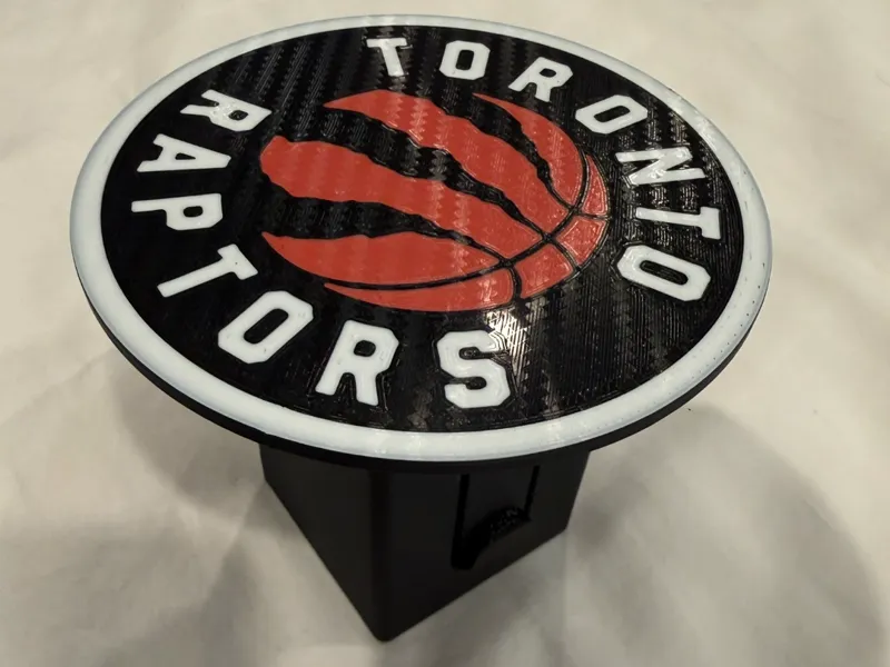 Toronto Raptors 2in Trailer Hitch Cap