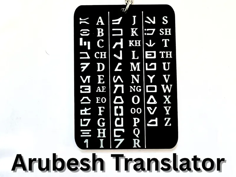 Arubesh Translator Keychain