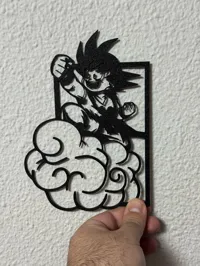 Goku sur le nuage magique - décoration murale Dragon Ball — photo 3