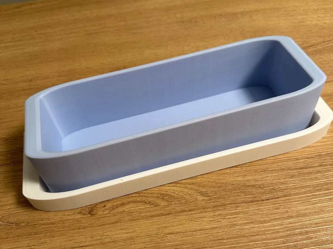 Longue jardinière avec bac récupérateur