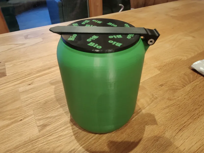 Bio Müll Eimer für den Tisch