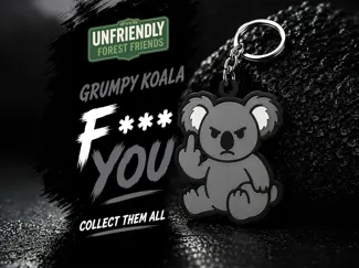 Koala - Fuck You Keychain