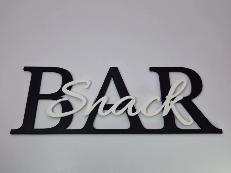 Snack Bar Sign