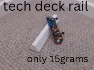 Tech deck rail