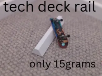 Tech deck rail